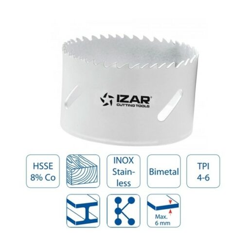 scie cloche diamètre 14mm (9/16) hss co 5%