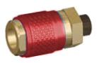 raccord rapide femelle rouge filetage 1/8