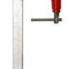 Serre joint à pompe zingué  longueur 400mm saillie 120mm rail 35x9mm