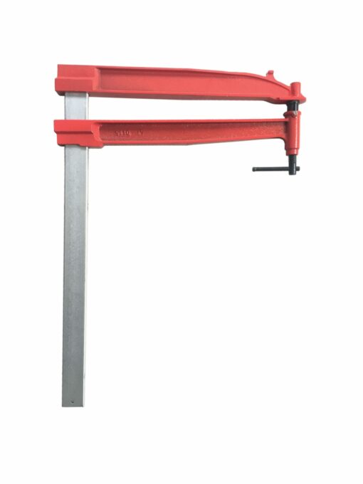Serre joint à pompe zingué  longueur 400mm saillie 400mm rail 45x12mm