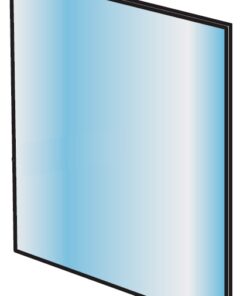 écran polycarbonate 118x97X1 incolore
