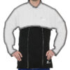 Tablier Arc Knight® cuir croûte noir clipsable sur bolero
