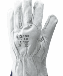 Gant de maîtrise en cuir tout fleur T8