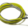 Gaine guide fil acier jaune 25x45 4ml  fil diamètre 1.2/1.6