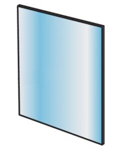 écran polycarbonate 133x114 incolore blister de 5 pcs