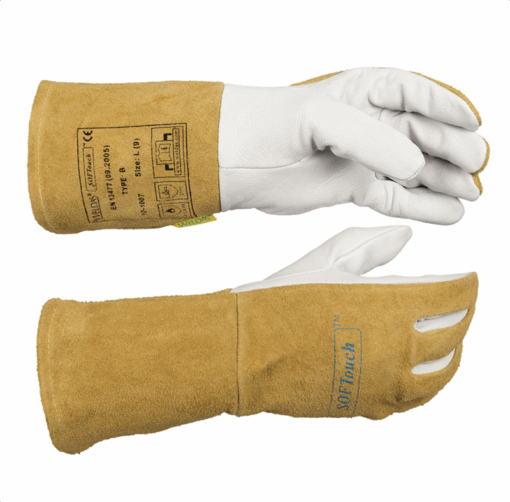 Gant soudeur Softouch cuir de chèvre combiné avec cuir bovin Taille L