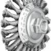 brosse conique 100x13/M14 KBG fil 0.50 torsadées acier