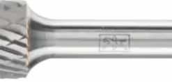 fraise carbure ogive arrondi diamètre12x25x70 tige de 6mm application inox