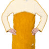 Bolero Golden Brown™ en cuir croûte bovin XL