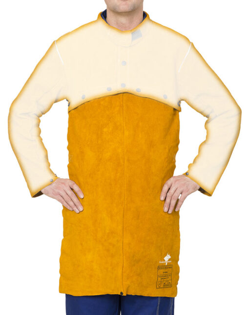 Bolero Golden Brown™ en cuir croûte bovin XL
