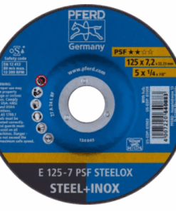 Disque à ébarber 125x7 PSF acier/inox ++