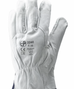 Gant de maîtrise en cuir tout fleur T8