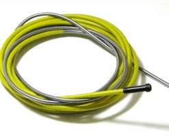 Gaine guide fil acier jaune 25x45 4ml  fil diamètre 1.2/1.6