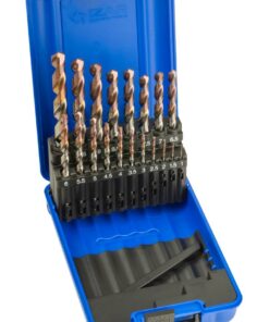 boite de foret 1-10x0.50mm HSSE 5% CO 19 pièces 1016