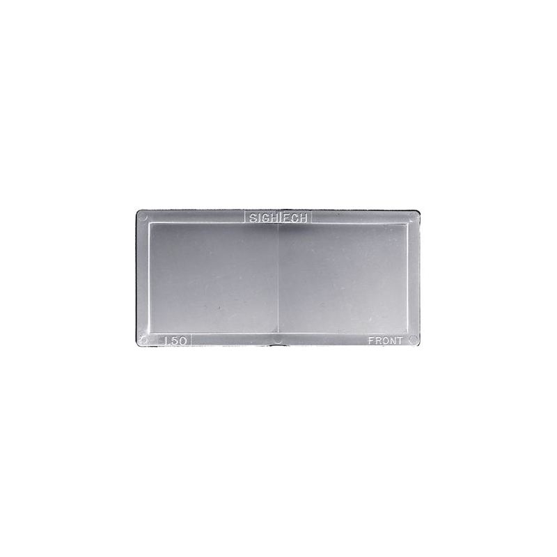 Verre dioptrie +2.0 dimension 105x50