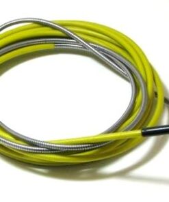 gaine guide fil acier jaune 25x45 3ml fil diamètre 1.2/1.6