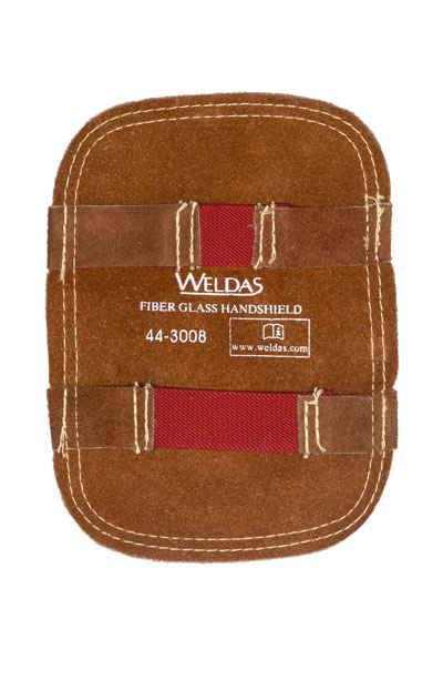 Protection de main fibre de verre avec dos en cuir, (la pièce)