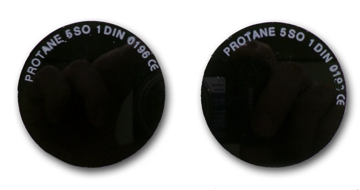 verre rond protane diamètre 50 DIN 5