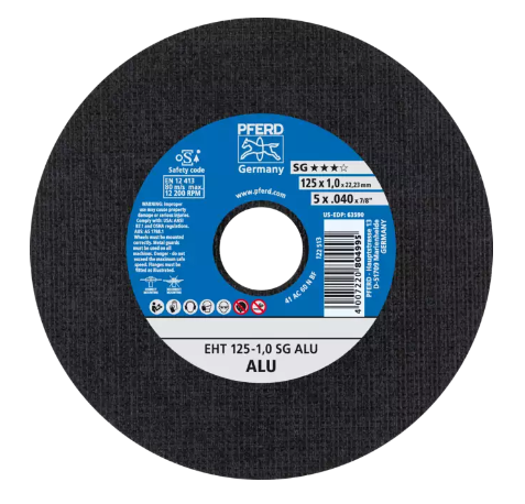 disque à tronçonner 125x1.0 Alu +++