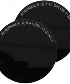 Verres rond inactiniques diamètre 50x3mm DIN 11