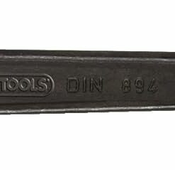 Clé à fourches simple brunie, 46 mm