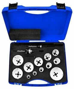 Coffret complet scies trépans bimétal HHS 8% 19-22-25-32-35-38-43-51-57-60-64-76