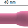 Buse céramique n°4 diamètre 6.5mm longueur 48mm torche type 9-20