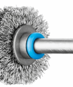 brosse plate sur tige 30x06/6 fil acier 0.20