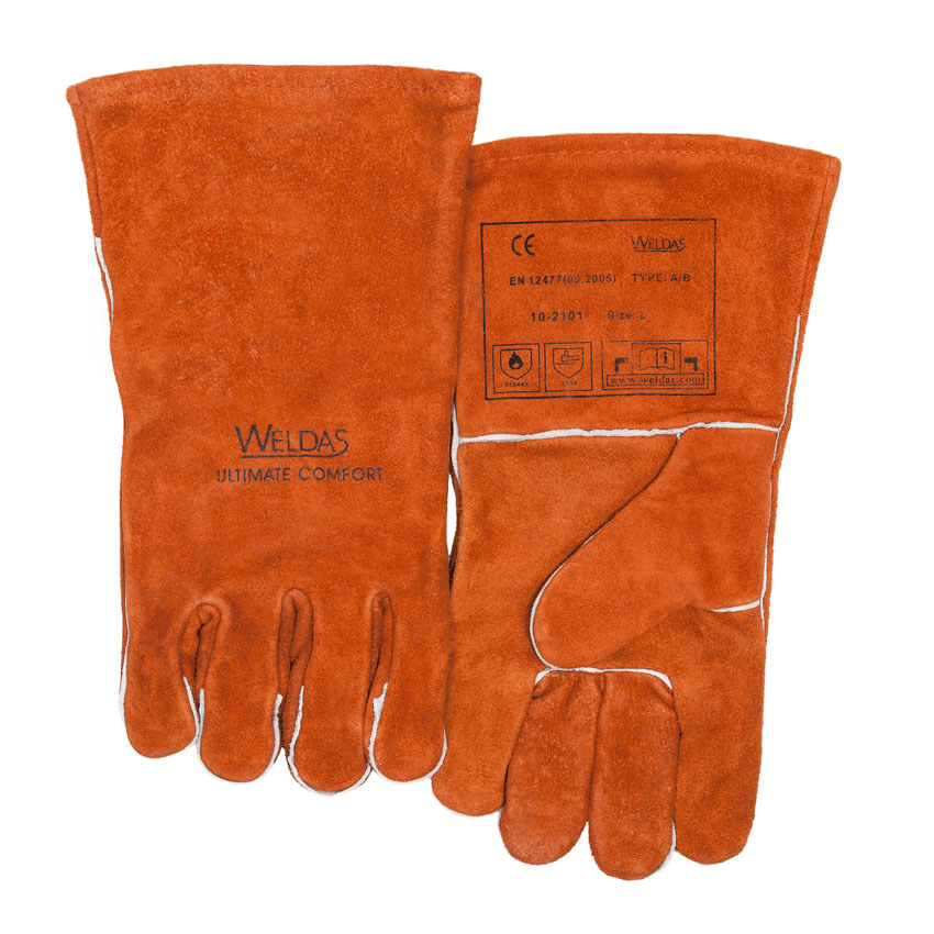 gants soudeur marron renforcé anti chaleur XL