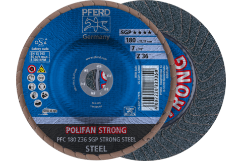 Disque à lamelle conique 180 ZR 36 PFC SGP-STRONG