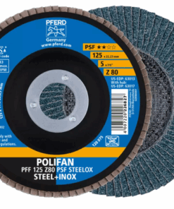 Disque à lamelle plat 125 ZR 80 PFF Inox/Acier