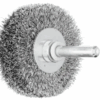 brosse plate sur tige 50x15/6 fil acier 0.20