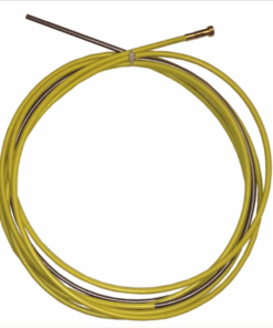 gaine guide fil acier jaune 25x45 5ml fil diamètre 1.2/1.6