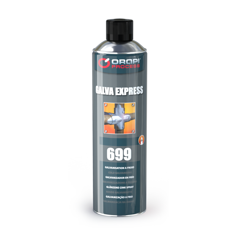 Spray galva brillant haute température