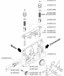 axe de galet dévidoir VR5000