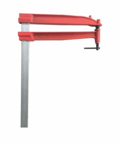 Serre joint à pompe zingué  longueur 400mm saillie 400mm rail 45x12mm