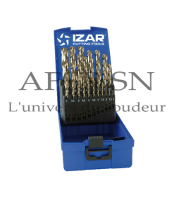 boite de foret 1-13x0.50mm HSSE 5% CO 25 pièces 1016
