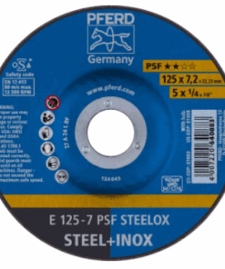 Disque à ébarber 125x7 PSF acier/inox ++