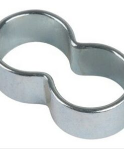 collier attache double pour tuyau diamètre 6.3x12