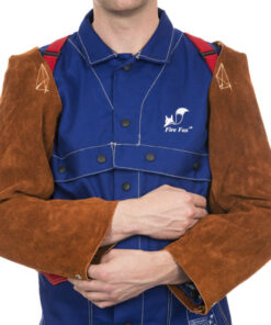 manchettes de soudage en cuir de vachette fendu Lava Brown520 gr./m2 (la paire),