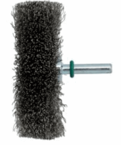 brosse plate sur tige 80x20/6  fil inox 0.30