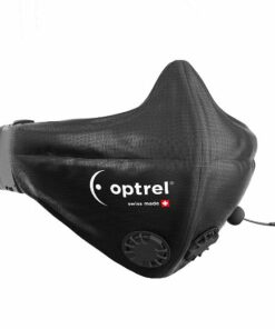 Demi-masque noir swiss air