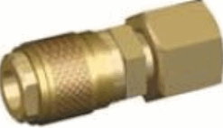 raccord rapide + écrou femelle mobile 1/4