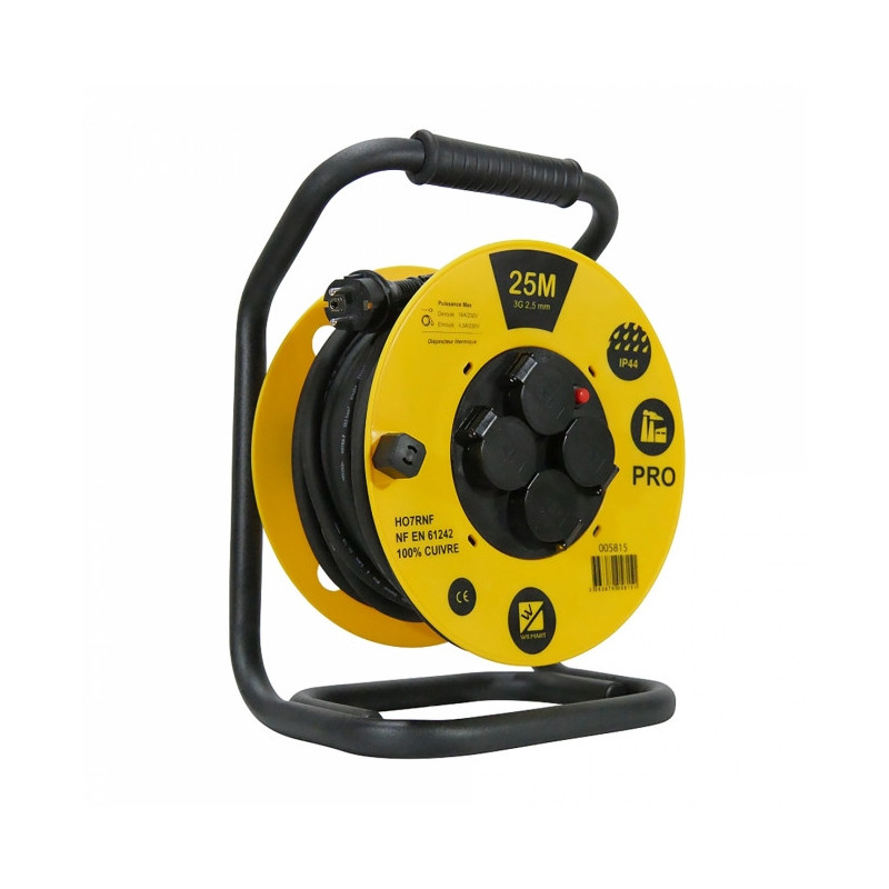 enrouleur électrique sur touret