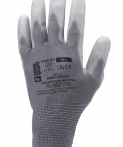 Gants EUROLITE 6030 J13 polyester enduit PU gris