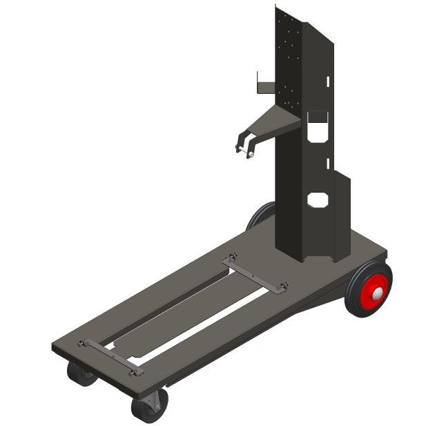 chariot TU CAR 4 standard avec support bouteille gaz