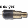 ½ racormatic Femelle gaz neutre sortie 1/4 male calibré 20 l/mn