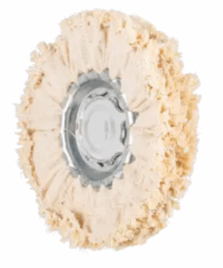 Meule en tissu TR sisal Ø 80x10 mm, alésage Ø 10 mm pour pré-polissage grossier