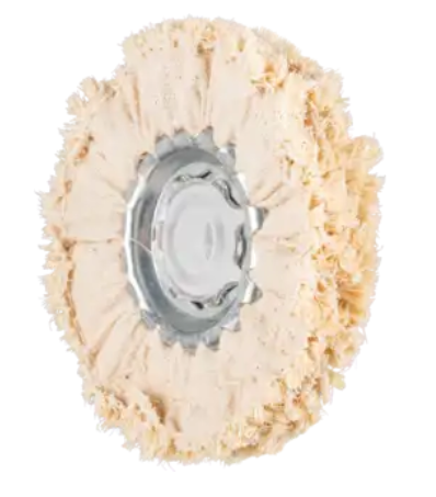 Meule en tissu TR sisal Ø 80x10 mm, alésage Ø 10 mm pour pré-polissage grossier