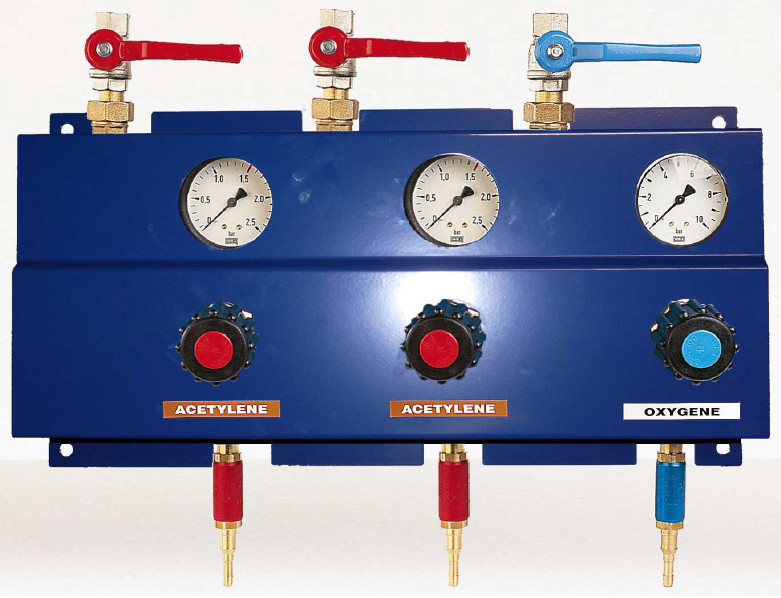 Tableau de détente gaz OXY/AD 3 lignes